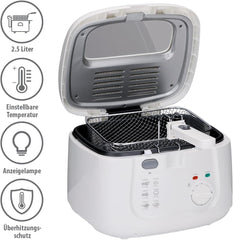 Fritéza Alpina 2,5 l DF-165, 1800 W - Nastavitelná teplota až 190 °C Spotřebiče Naty Shop