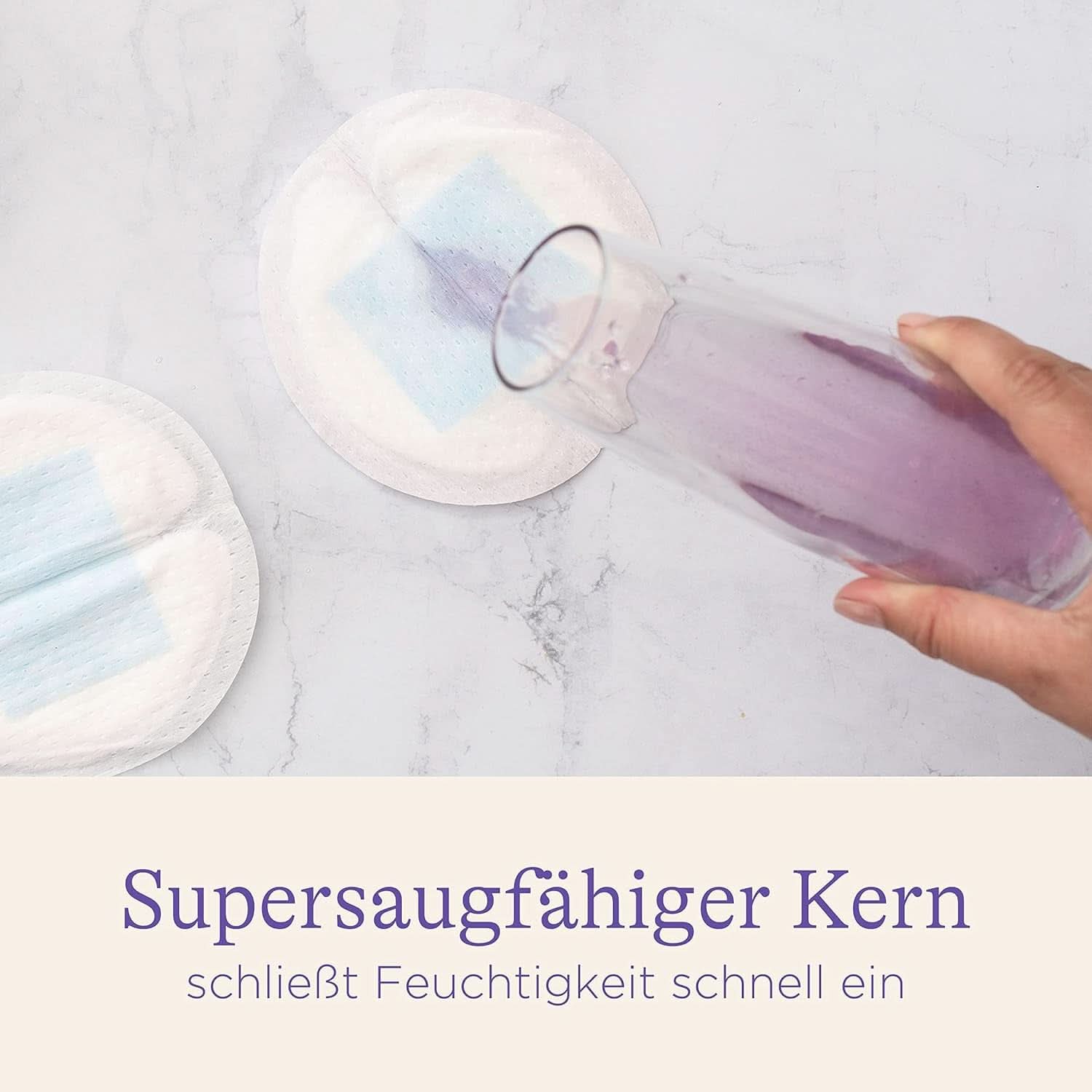 Lansinoh Stilleinlagen Blue Lock, 60 Stück Příslušenství pro potraviny a kojení Bebe Naty Shop