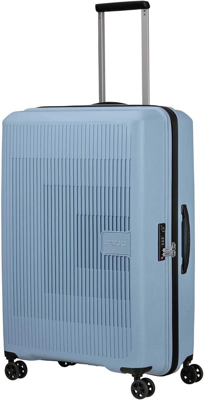 American Tourister Aerostep - Spinner L, Valiză extensibilă, 77 cm, 101.5/109 L, Portocaliu (Portocaliu aprins) Bagaje și echipament de călătorie Naty Shop Gri (Gri Soho) L (77 cm - 101,5/109 L)