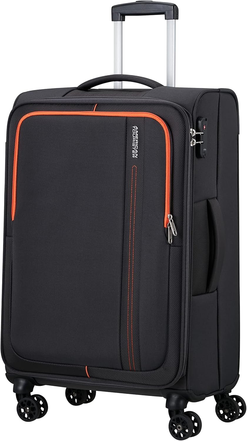 American Tourister Sea Seeker - Upright S, Bagaj de mână, 45 cm, 28L, Gri (Charcoal Grey) Bagaje și echipament de călătorie Naty Shop Gri (gri cărbune) Spinner M (68 Cm - 61 L)