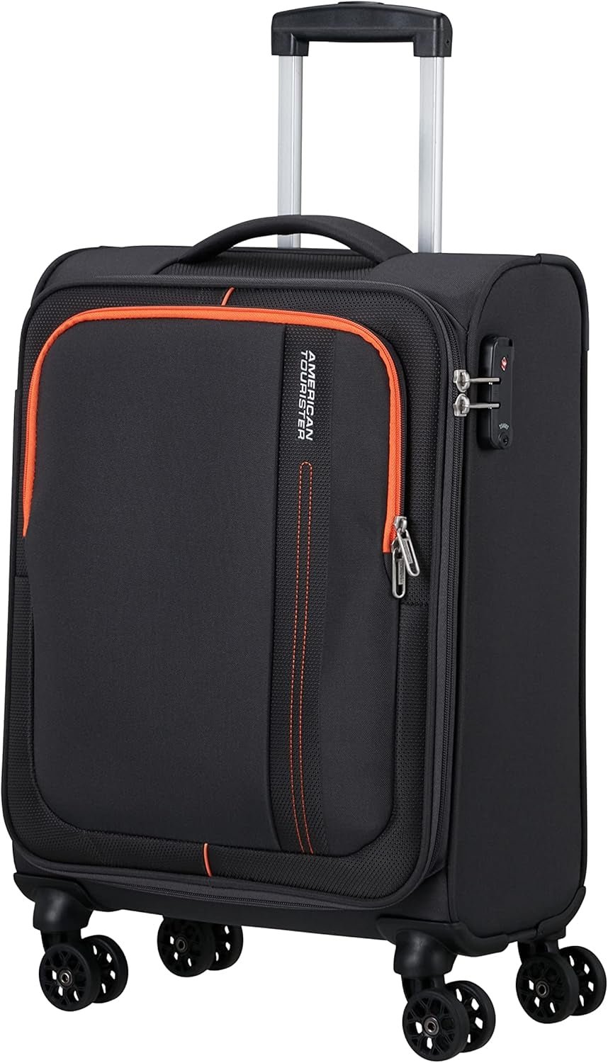 American Tourister Sea Seeker - Upright S, Bagaj de mână, 45 cm, 28L, Gri (Charcoal Grey) Bagaje și echipament de călătorie Naty Shop Gri (gri cărbune) Spinner S (55 Cm - 36 L)