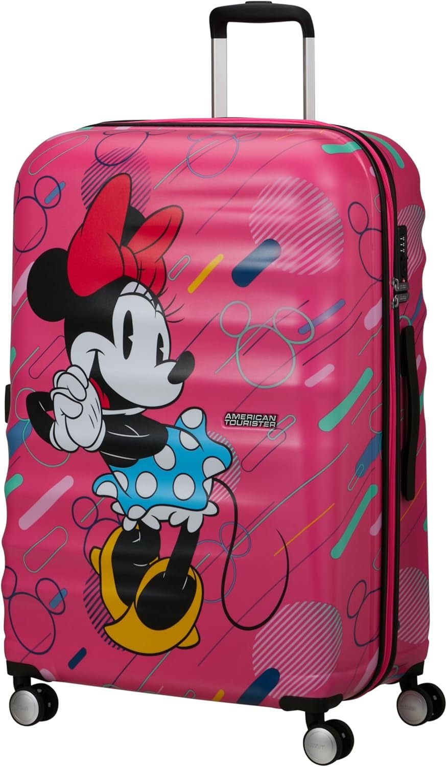 American Tourister Wavebreaker Disney - Spinner S, bagaje pentru copii, 55 cm, 36 L, multicolor (Donald Blue Kiss) Bagaje și echipament de călătorie Naty Shop Multicolor (Minnie Future Pop) Spinner L (77 Cm - 96 L) Mat Shell Disney