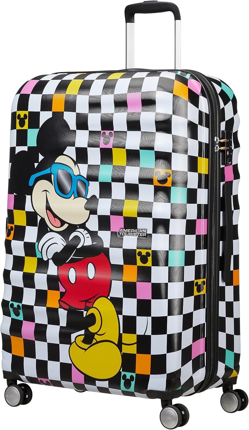 American Tourister Wavebreaker Disney - Spinner S, bagaje pentru copii, 55 cm, 36 L, multicolor (Donald Blue Kiss) - Naty Shop