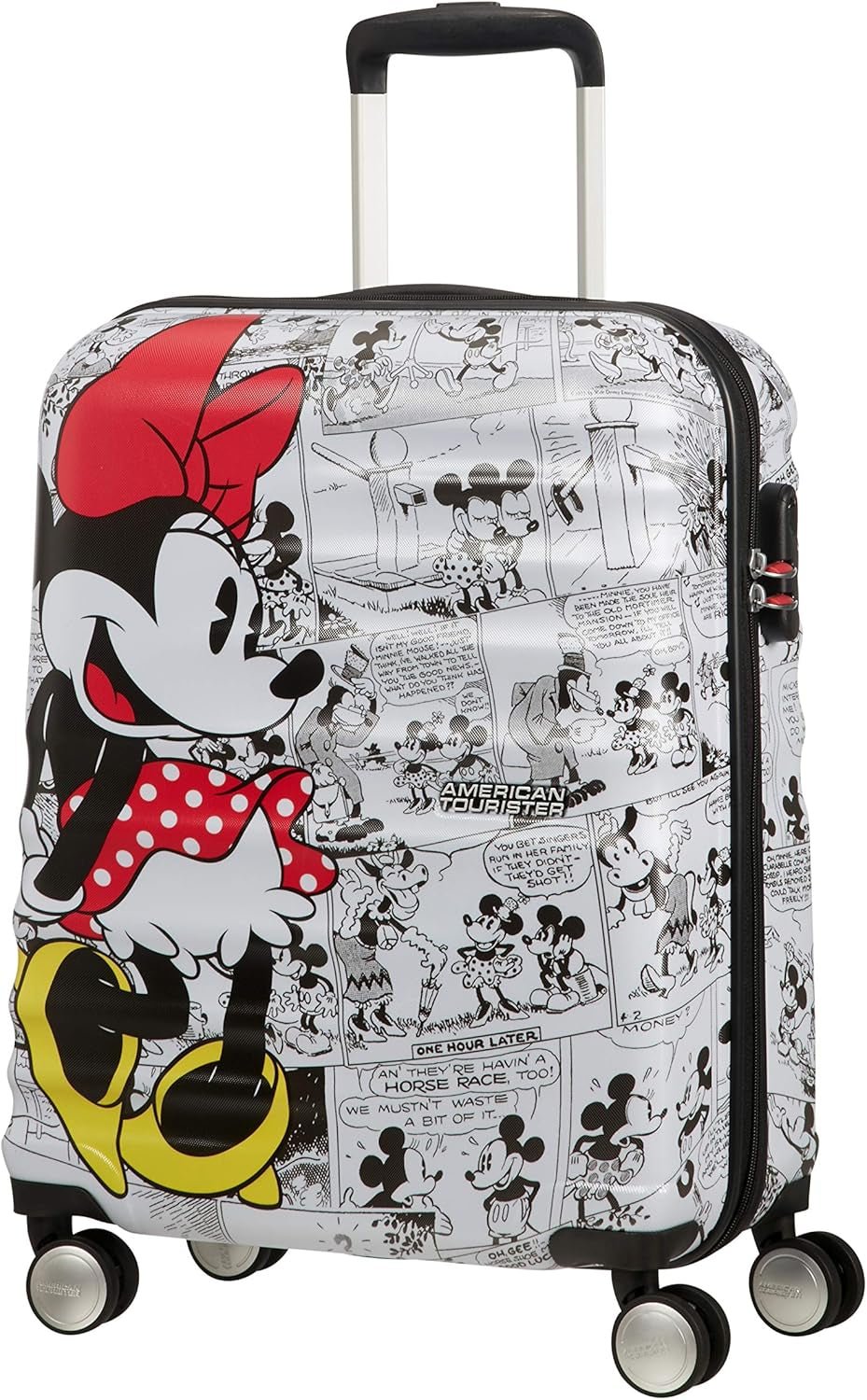 American Tourister Wavebreaker Disney - Spinner S, bagaje pentru copii, 55 cm, 36 L, multicolor (Donald Blue Kiss) - Naty Shop