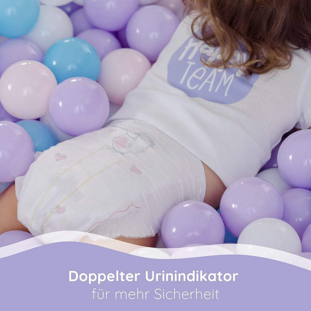 Plenky Bella Baby Happy Premium, velikost 6, Junior Extra, 15+ kg, 96 kusů, pečeť DERMATEST a OEKO-TEX, Jednorázové dětské plenky