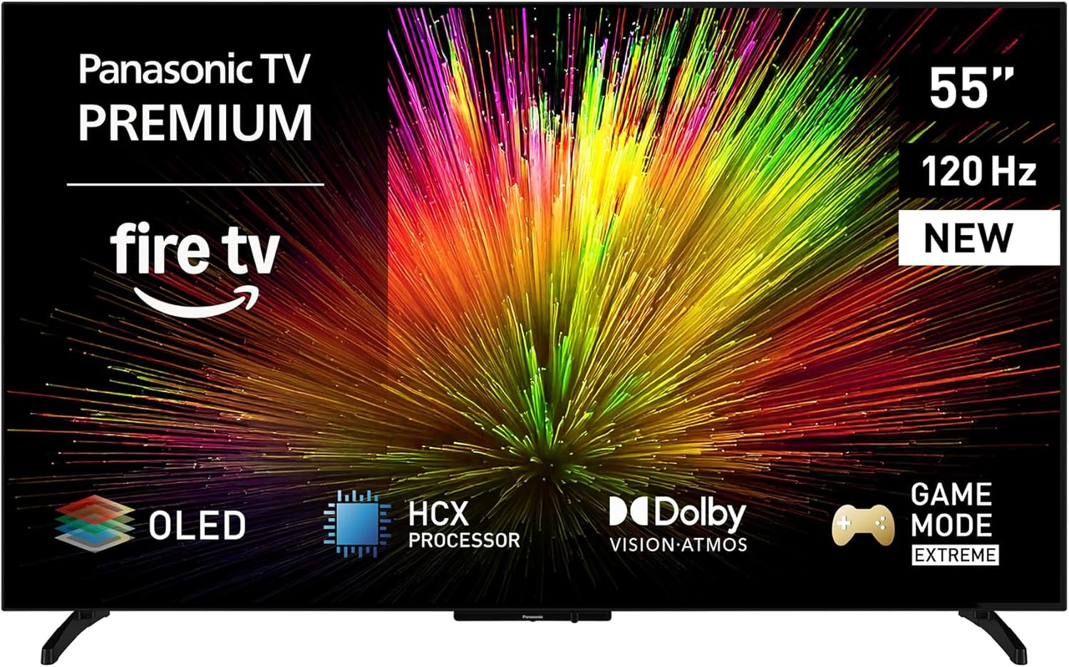 Televizor Panasonic Premium TV-48Z80BEZ, seria Z80B, 48 de inci, televizor inteligent OLED 4K Ultra HD, 2025, Fire TV, Dolby Vision și Atmos, mod de joc Extreme, asistență Alexa și Apple, Bluetooth, negru