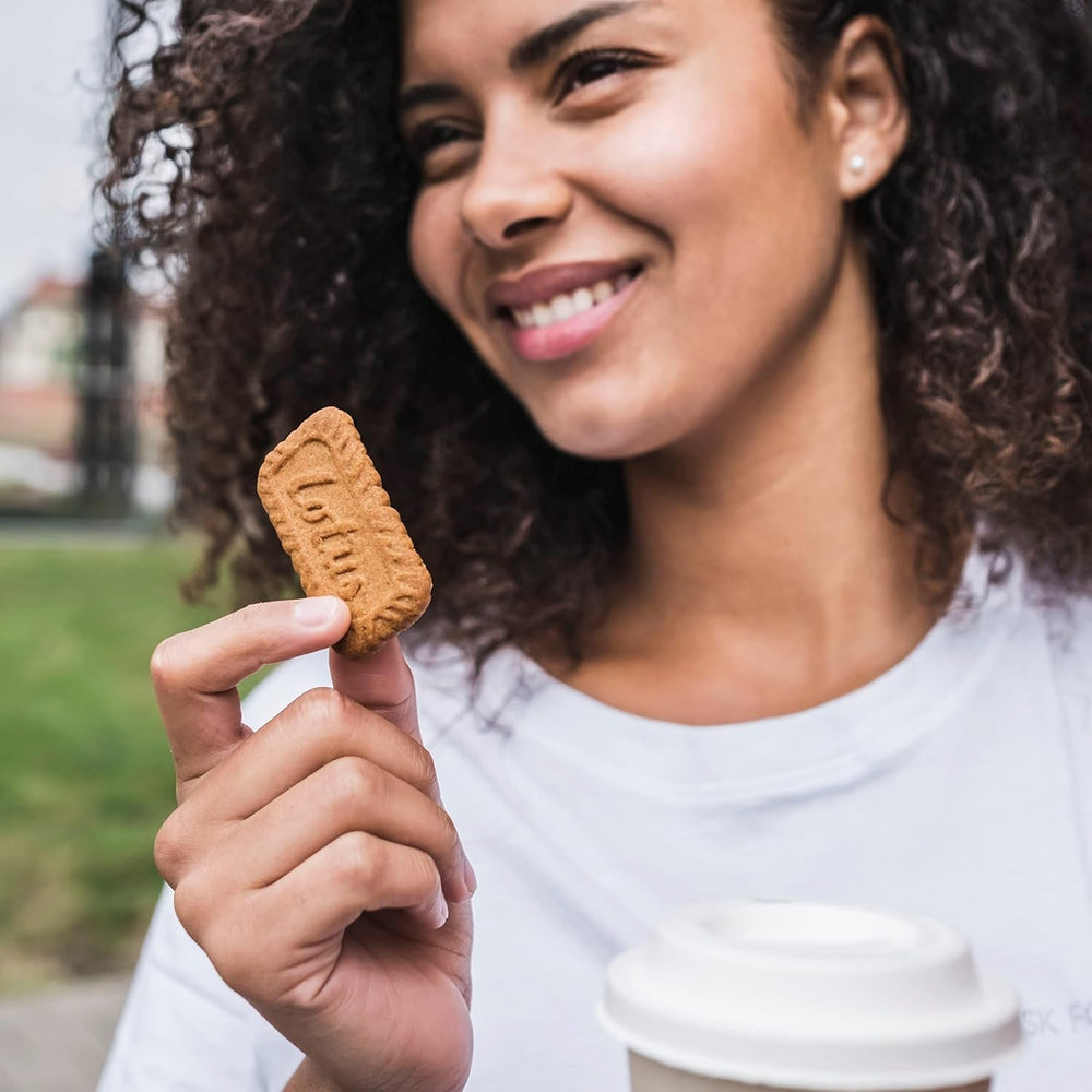 Lotus Biscoff | Biscuiți Caramelizați | Biscuiți Ambalați Individual în Pachet de 2 | Doar Ingrediente Naturale | Vegani | Fără Coloranți sau Arome Adăugate | 10x (14x2) | 2,17 kg