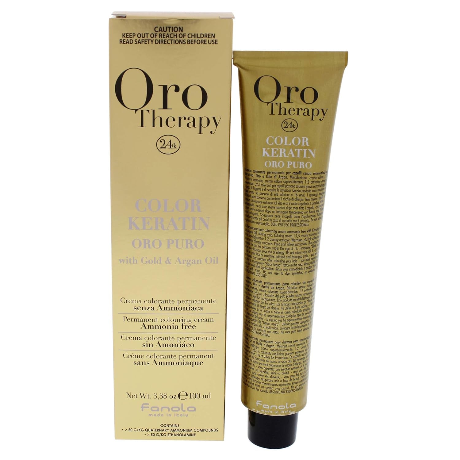 Fanola Oro Therapy Color Keratin 5.0 100ml