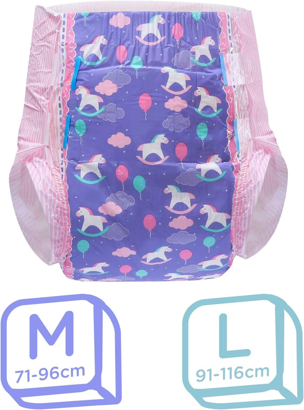 Pleny s potiskem pro dospělé 5500-5800ml 10 kusů – Small Fantasy (M)