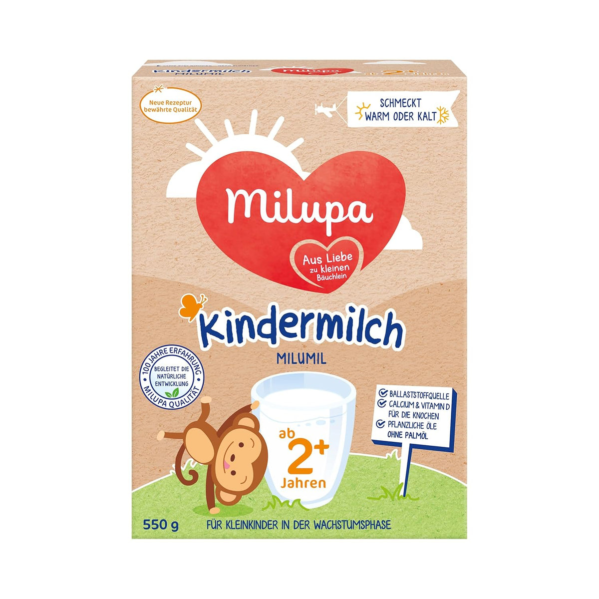 Milupa Milumil Růstové mléko 2+ - Od 1 roku - Pro malé děti v růstové fázi - 5 x 550 g
