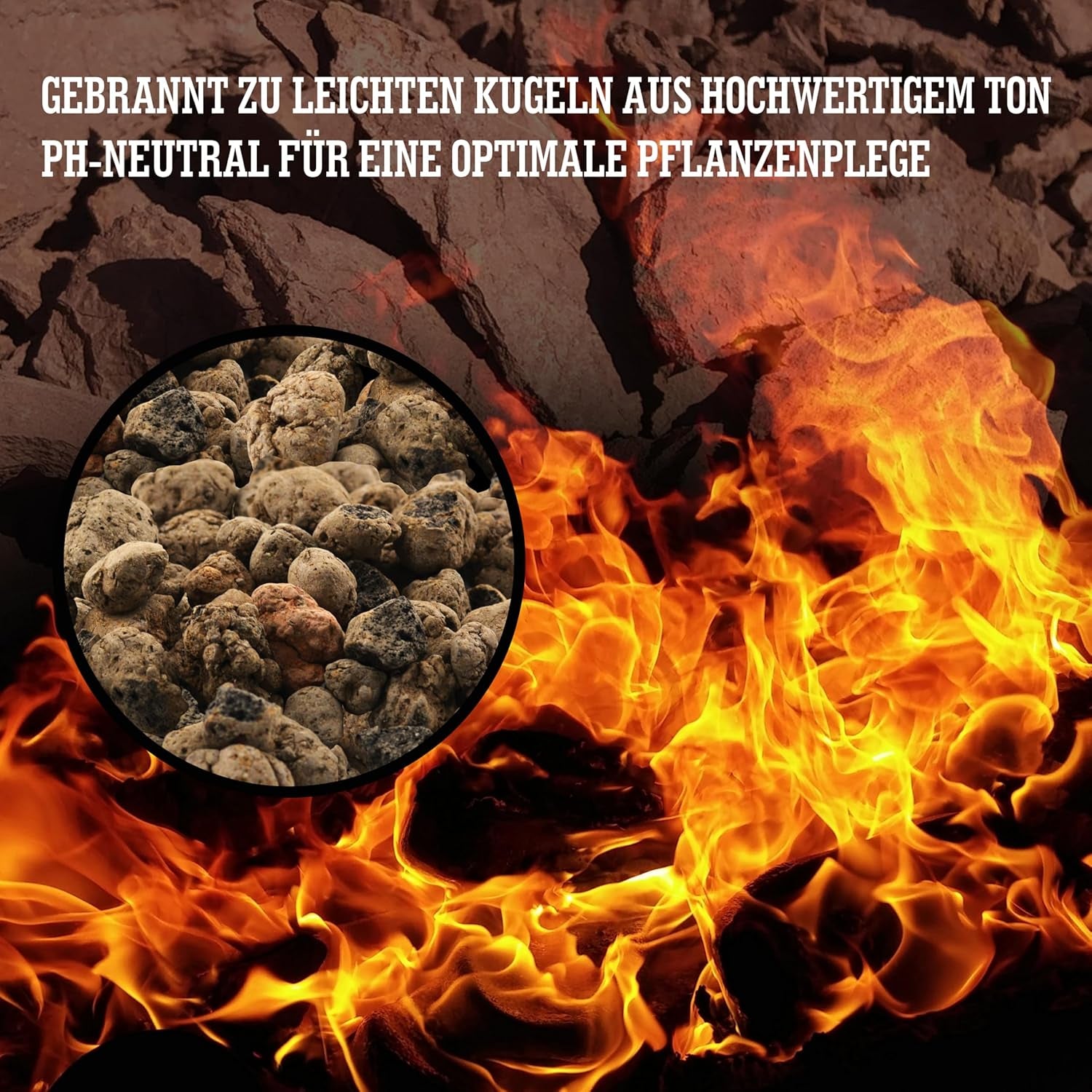 LERAVA® Expanded Clay (1L) – Jílové granule pro pokojové rostliny a hydroponii – Rostlinný jíl s neutrálním pH pro optimální odvodnění – Ideální jako drenážní vrstva nebo dekorativní jílové granule pro rostliny