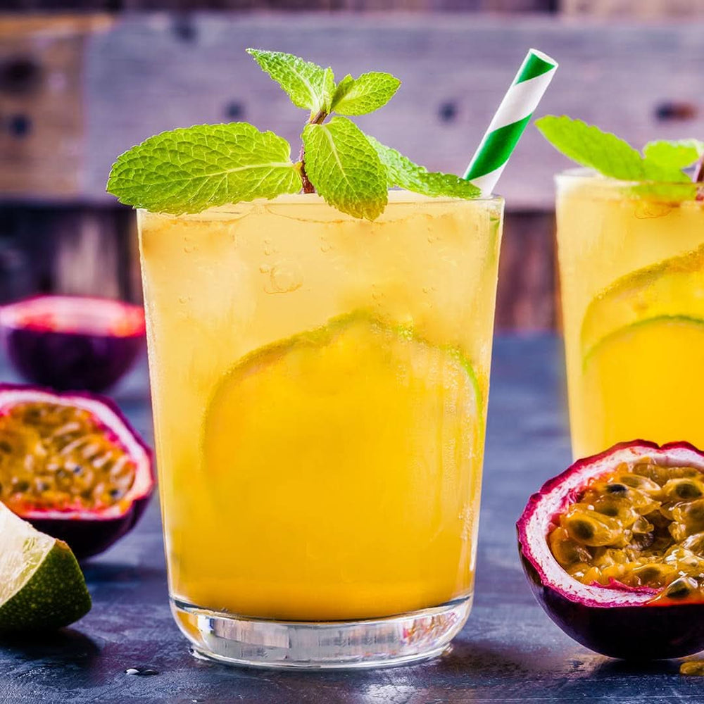 Rauch Šťastný den Maracuja | S velkým množstvím vitamínu C | Exotické kouzlo a intenzivní vůně | 6X 1 litr, Tetra Prisma Nealkoholické nápoje Naty Shop