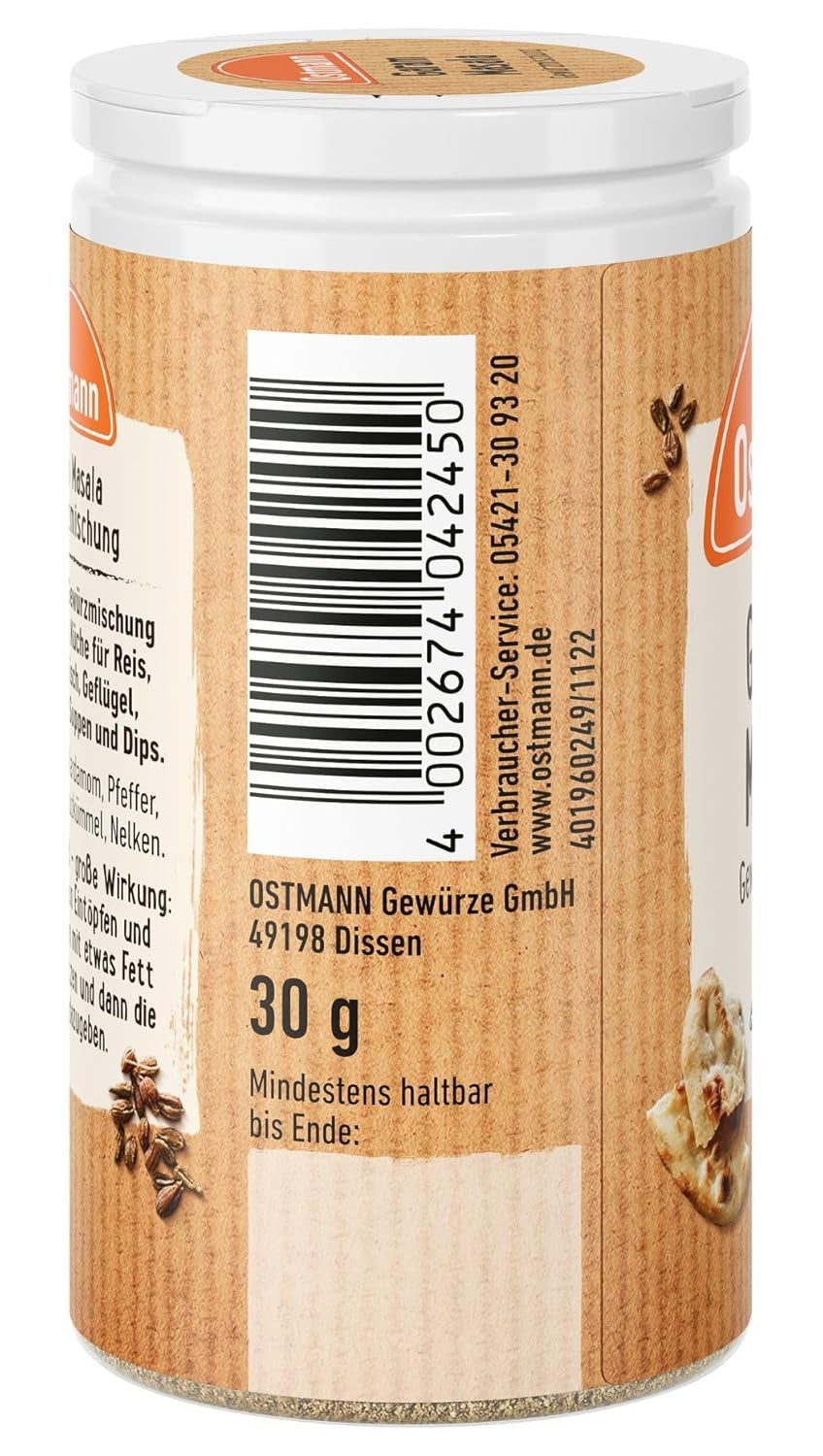 Ostmann Gewürze - Garam Masala Gewürzmischung | Nachfüllbare & recyklovatelné balení | 30 g in der Streudose