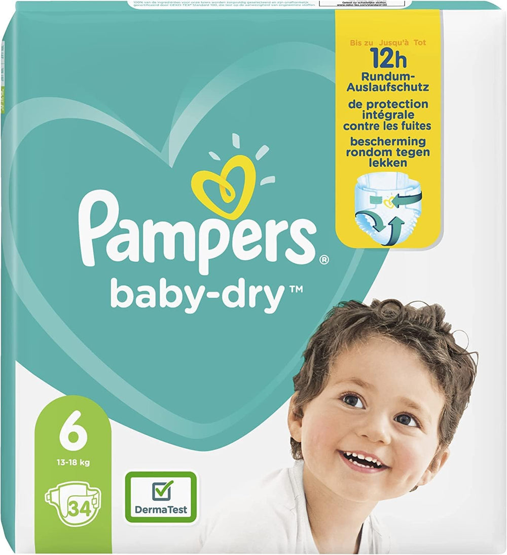 Plenky Pampers 81657566 Baby-Dry Pants, bílé