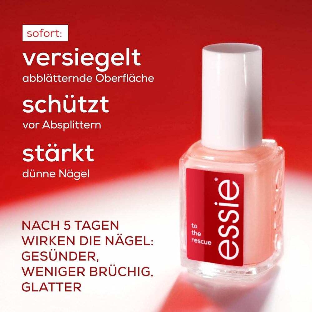 Essie Nail Rescue Kit: Meruňkový vonný olej na nehty a kůžičku + To the Rescue Repair Lak na nehty