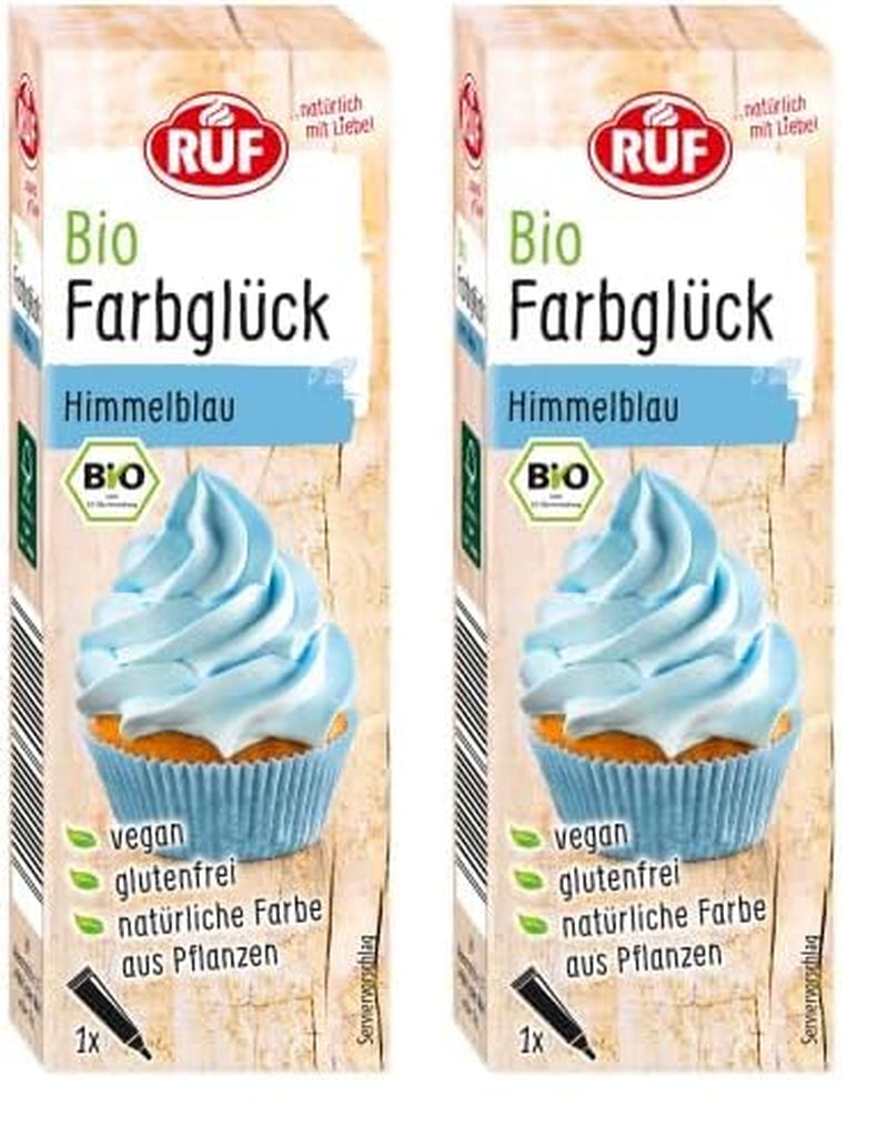 Colorant alimentar organic RUF roz vată de zahăr, cu sirop de agave pentru colorarea glazurii și pentru prăjituri decorative, fără gluten și vegan, 1 x 25g