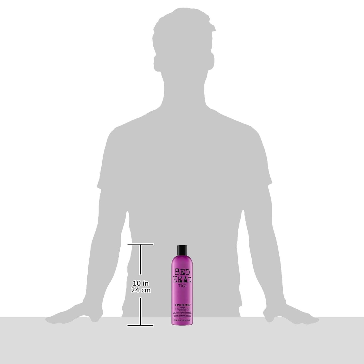 Bed Head od TIGI Dumb Blonde, šampon pro chemicky ošetřené vlasy, 750 ml Sprcha a vana Naty Shop