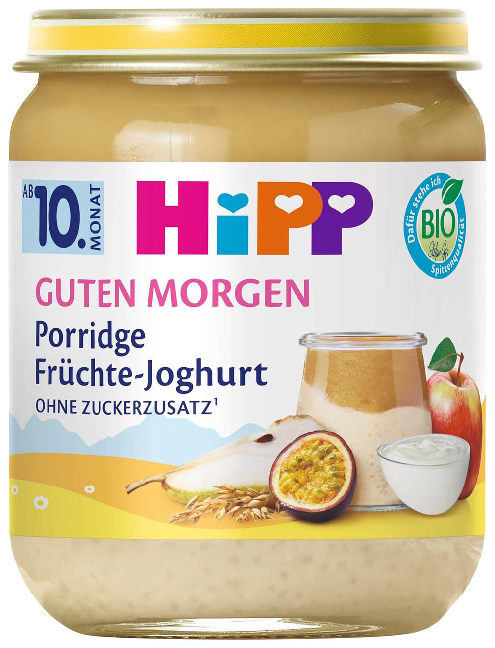 HiPP Ovocný jogurt Bio Good Morning, 160g, balení 6 ks (6x160g)