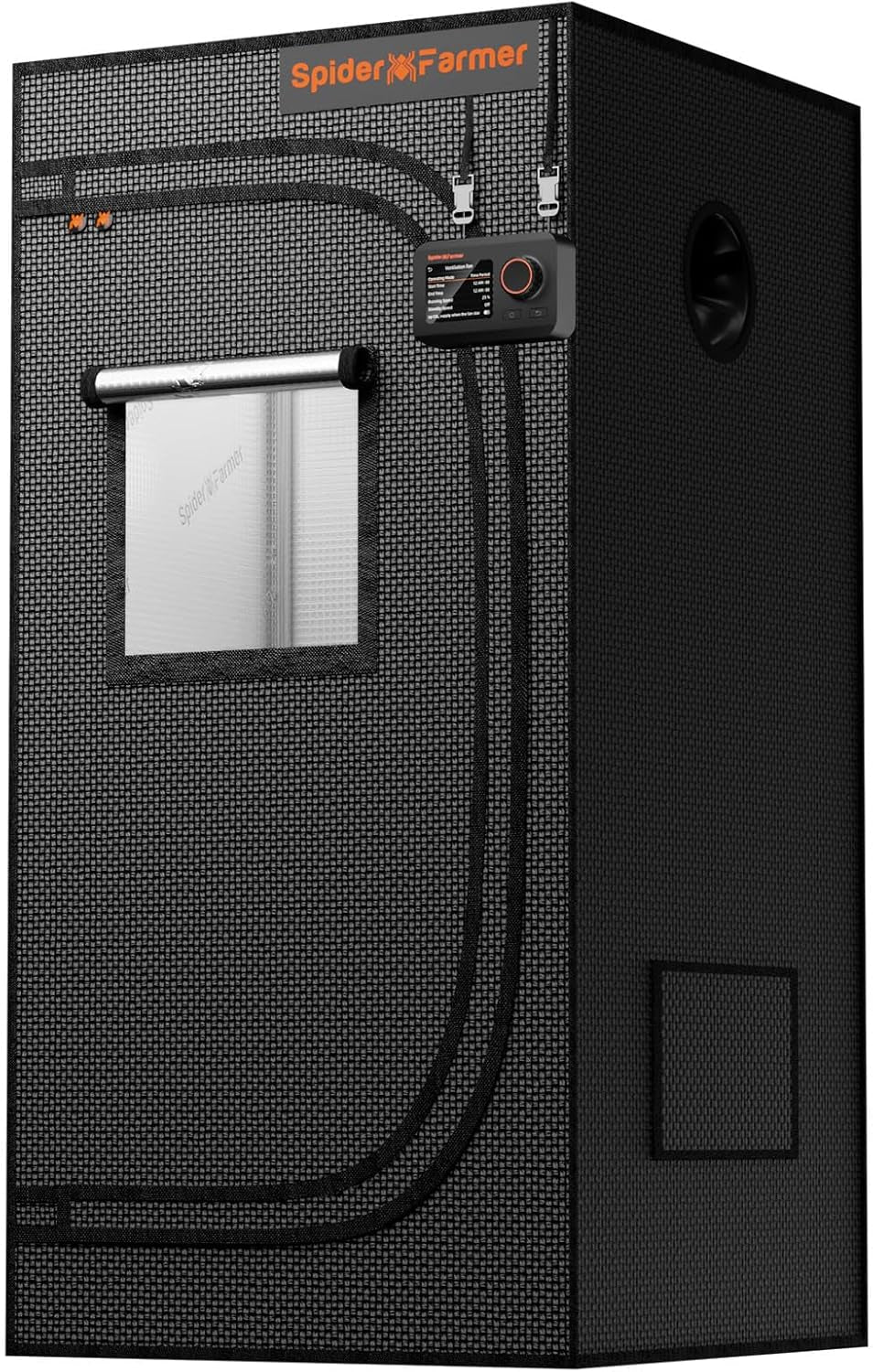 Pěstební stan Spider Farmer Pro 70x140x200cm s rolovacími dveřmi, pozorovacím oknem, odnímatelným podlahovým panelem, tkanina Mylar 2000D, pro vnitřní hydroponii s SF4000, G4500, SE4500