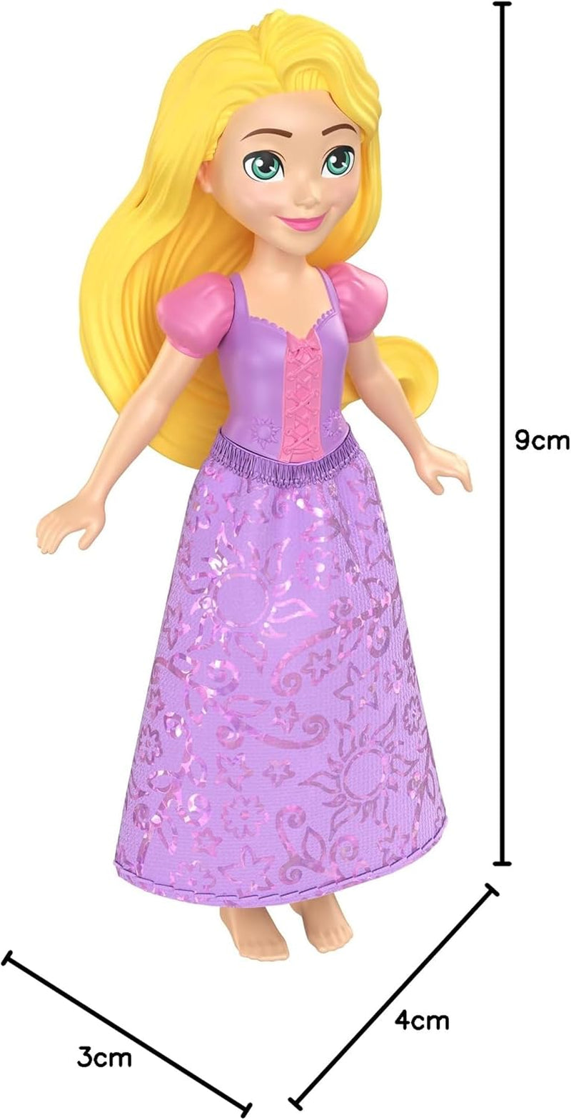 Prințesele Disney – HLW70 – Păpușă articulată, 9 cm – Rapunzel – Personaj