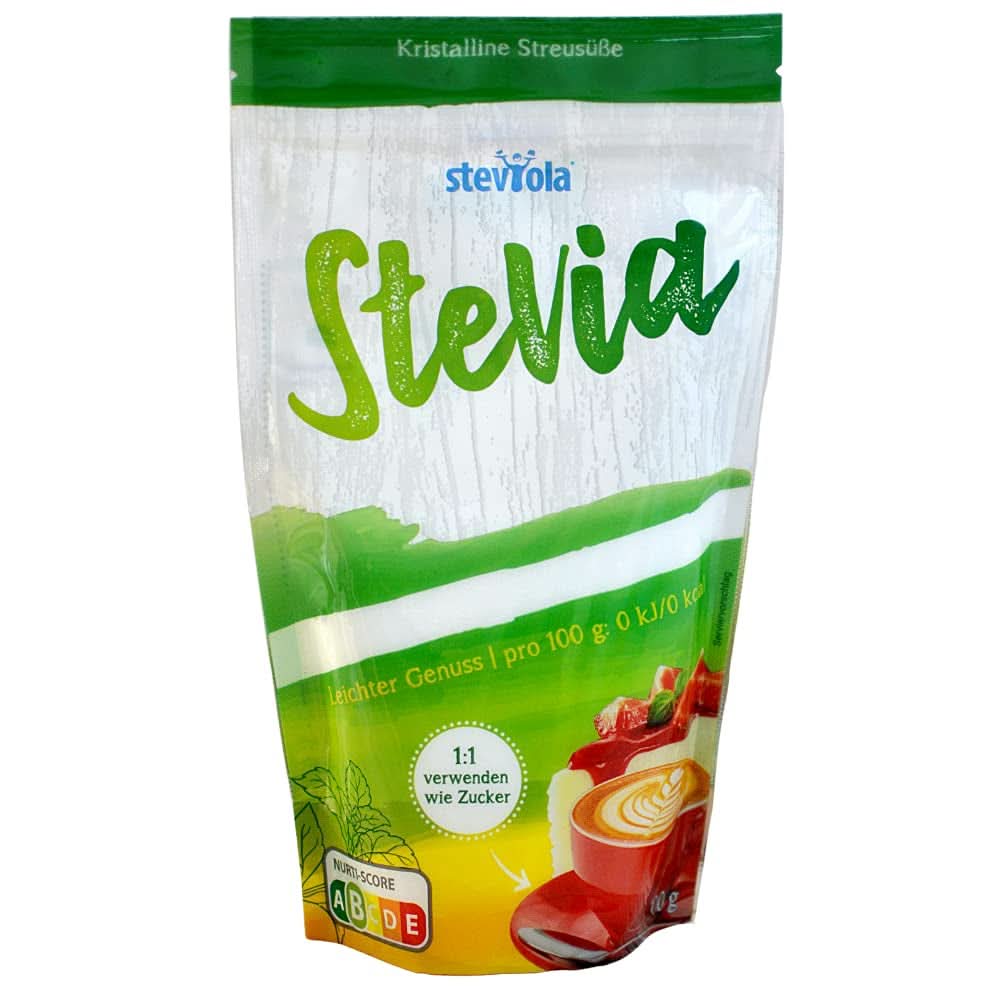 Steviola | Sladidlo stévie | Sladidlo bez kalorií, 300 gramů Sladidla Naty Shop Sladidlo Stevia, 300 gramů