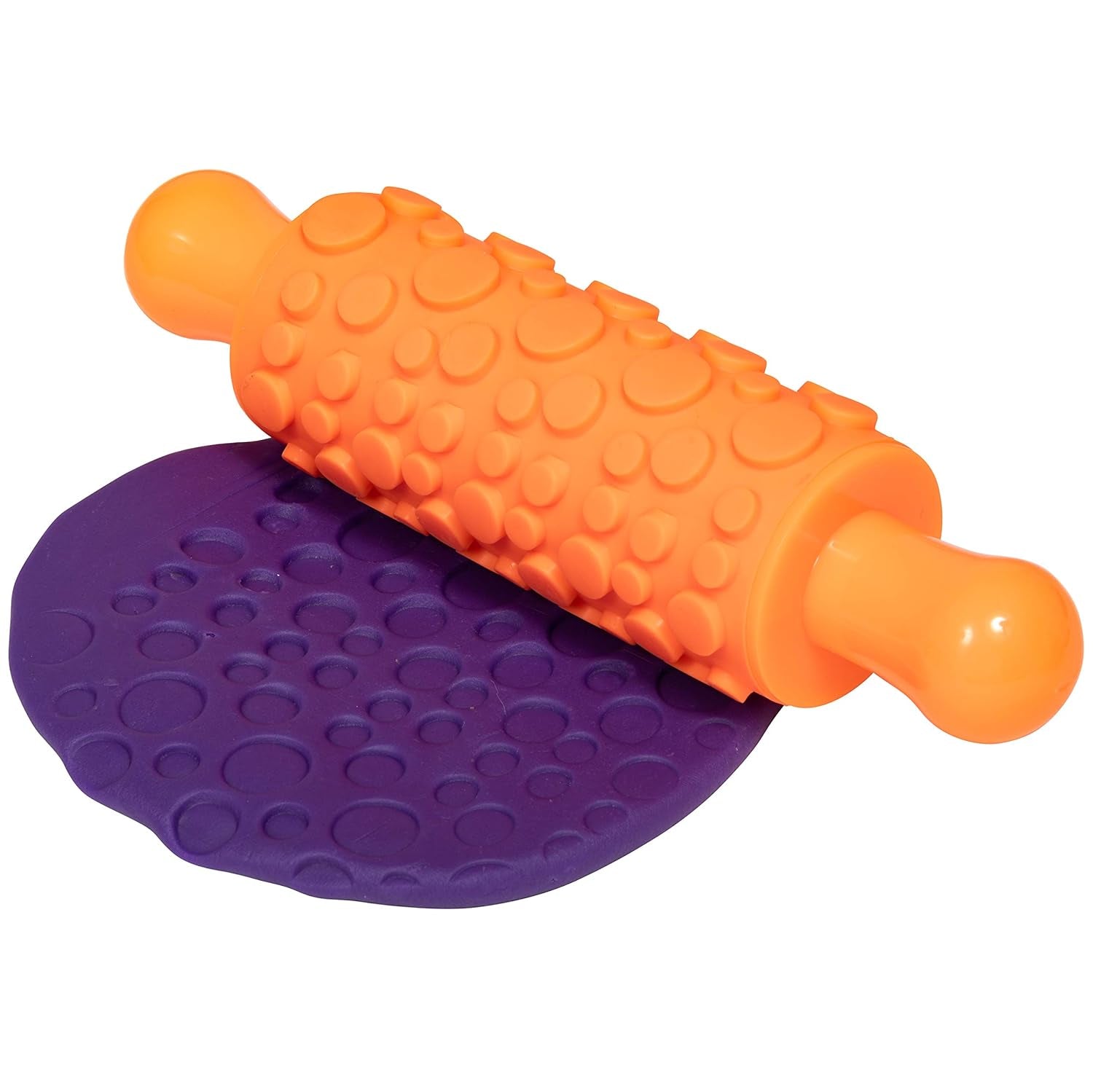 Mal- und Ton-Texturwalzen - 4er-Set - strukturované Knetrollen für Kinder - Vielseitige Muster zum Basteln und Dekorieren