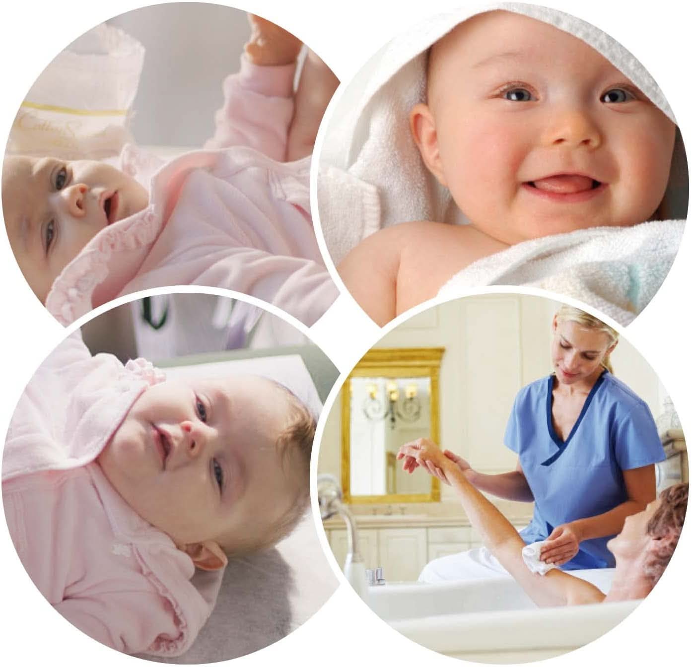 Hygienické vložky GOLD BABY, Balení 15 ks, Dětské, 100% hydrofilní bavlna, 40 x 80 cm, Hypoalergenní a biologicky odbouratelné, Dermatologicky testováno, Made in Italy Dětské vlhčené ubrousky Naty Shop