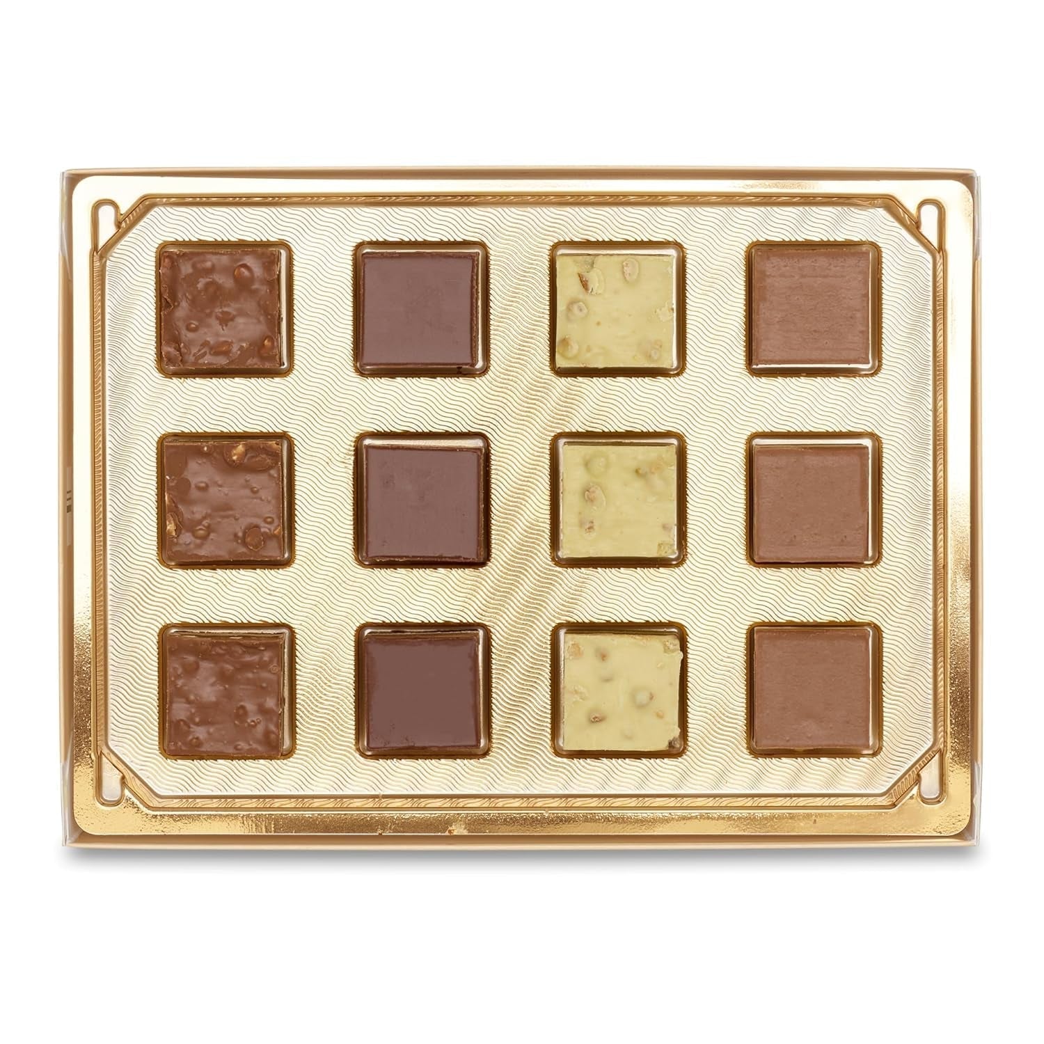 Lindt, Pralinková krabička s 12 perníkovými specialitami s mandlemi, lískovými oříšky a pistáciemi, 125 gramů Naty Shop