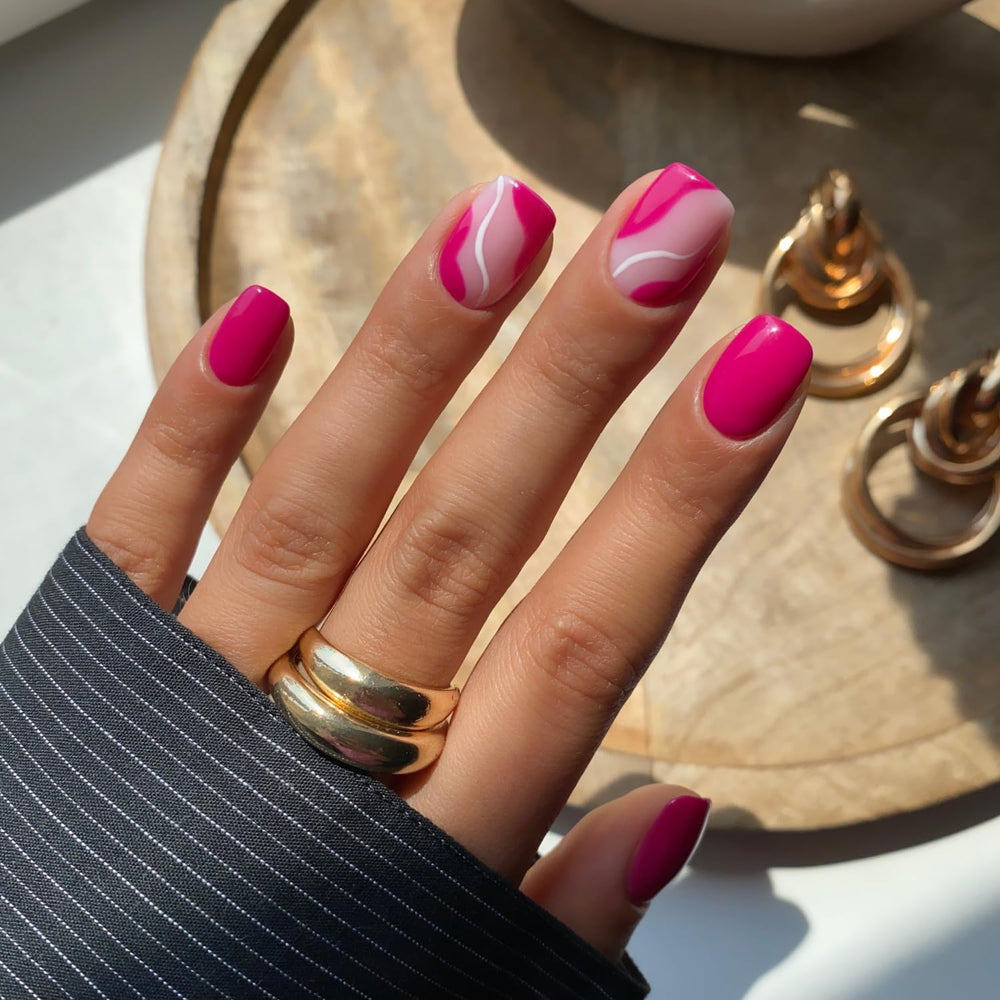 UV lak na nehty Semilac Hybrid 436 Powerful Burgundy 7ml Kolekce Even Better Together