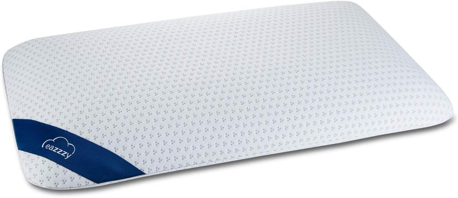 Genius Eazzzy pernă din spumă 40X80 Cm înălțime 10Cm - Pernă de susținere a gâtului cu 2 grade de duritate + spumă de gel de răcire - Pernă de dormit pentru cei care dorm lateral, pe spate și pe stomac împotriva durerilor de gât, poliester Perne standard Naty Shop Titlu implicit