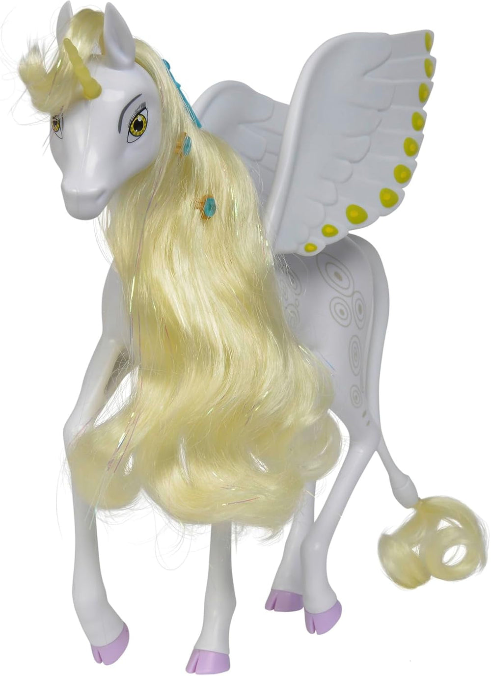 Simba 109480093 - Mia a já Unicorn Onchao, S pohyblivými křídly, sponkami do vlasů, stylingovým kartáčem, hracím koněm, poníkem, Centopia, od 3 let, růžové panenky Naty Shop