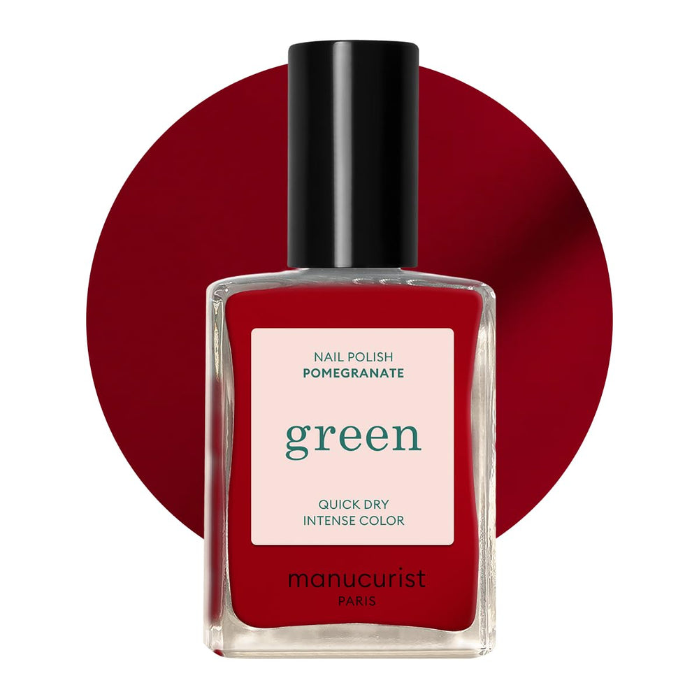 Manucurist Green - Rosy Beige Shell Beige Lak - Rychleschnoucí lak na nehty - DIY Nails - Vegan 12-Free - Rostlinná báze - Lak na nehty - Vyrobeno ve Francii