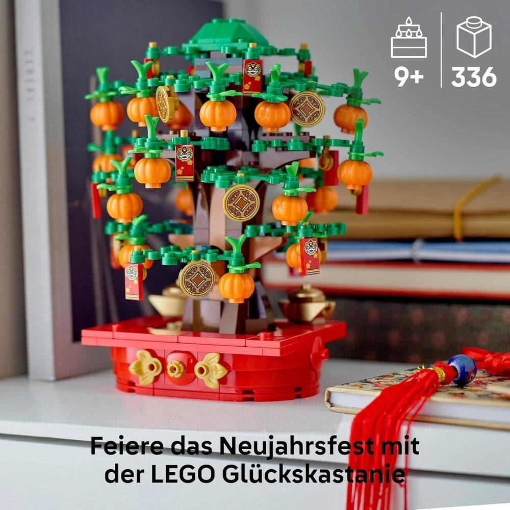 LEGO Hunchback Chestnut, Stavebnice pro 9 let, Lunární novoroční dárek pro chlapce a dívky, Sada na hraní rolí, Slavnostní dekorace, Bytové dekorace, Stolní dekorace 40648 Stavebnice Besuche den LEGO-Store
