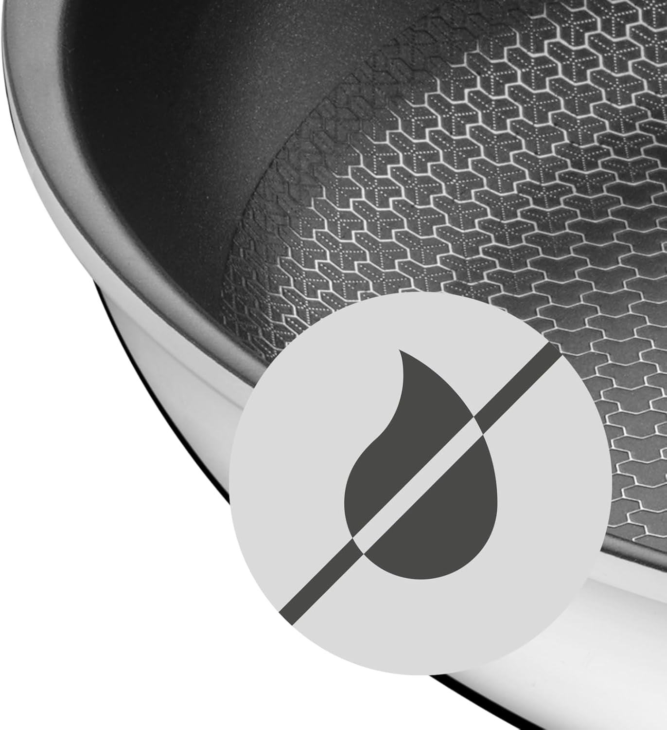 Indukční pánev WMF Profi Resist 24 cm, materiál s vícevrstvým povlakem, voštinová struktura, nerezová rukojeť, hrnce a pánve vhodné do trouby Naty Shop