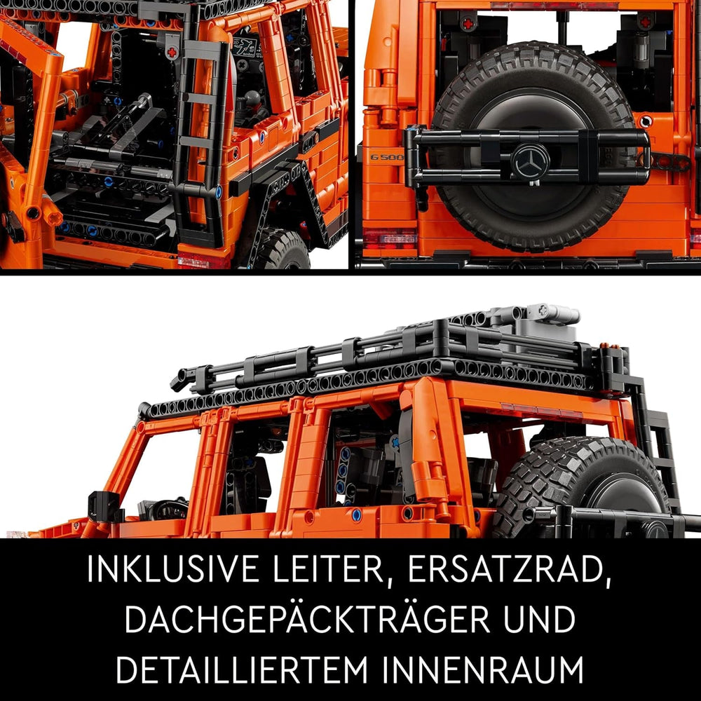 LEGO Technic Mercedes-Benz G 500 Professional Line, Stavebnice modelu auta třídy G, Dárek pro dospělé, Sada luxusních terénních vozidel, Sběratelský Mercedes, Autíčko 42177 Stavebnice Besuche den LEGO-Store