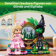 LEGO Wicked panenky Elphaba a Glinda - sběratelská figurka čarodějnice ze země Oz - kreativní dárek pro dívky starší 10 let a fanoušky filmu - 75682 Stavebnice Besuche den LEGO-Store