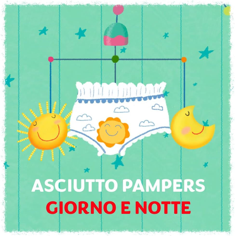 Plenka Pampers Sole e Luna Maxi, velikost 4 (8-15 kg), 60 plen