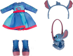 BFF od Cry Babies Disney Stitch, BFF Fashion Doll im Stitch-Outfit zum An- und Ausziehen, včetně Styling-Accessoires, Spielzeug und Geschenk für Kinder ab 3 Jahren