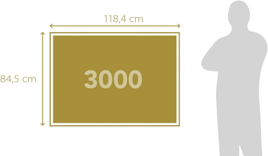 Clementoni - 33552 Collection - Manhattan Balcony Sunset, Puzzle 3000 piese pentru adulți și copii 10 ani, joc de îndemânare pentru întreaga familie Puzzle Naty Shop