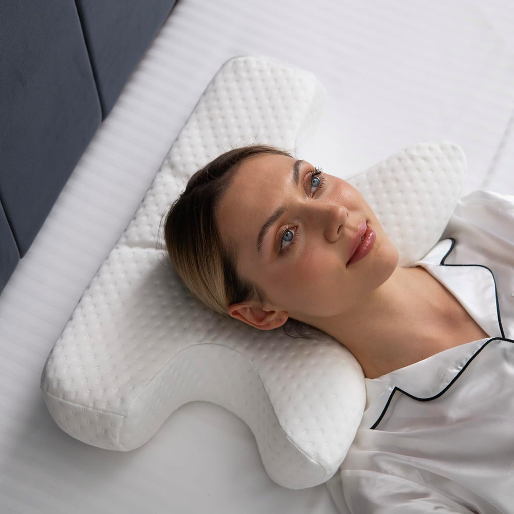 Pernă de frumusețe. Pernă de frumusețe. anti-rid, anti-rid, anti-îmbătrânire, pernă anti-îmbătrânire, pernă din spumă cu memorie. Pernă pentru dormit lateral. Pernă pentru susținerea gâtului. Pernă de susținere a spatelui. (BSP3) Perne ortopedice cervicale Naty Shop