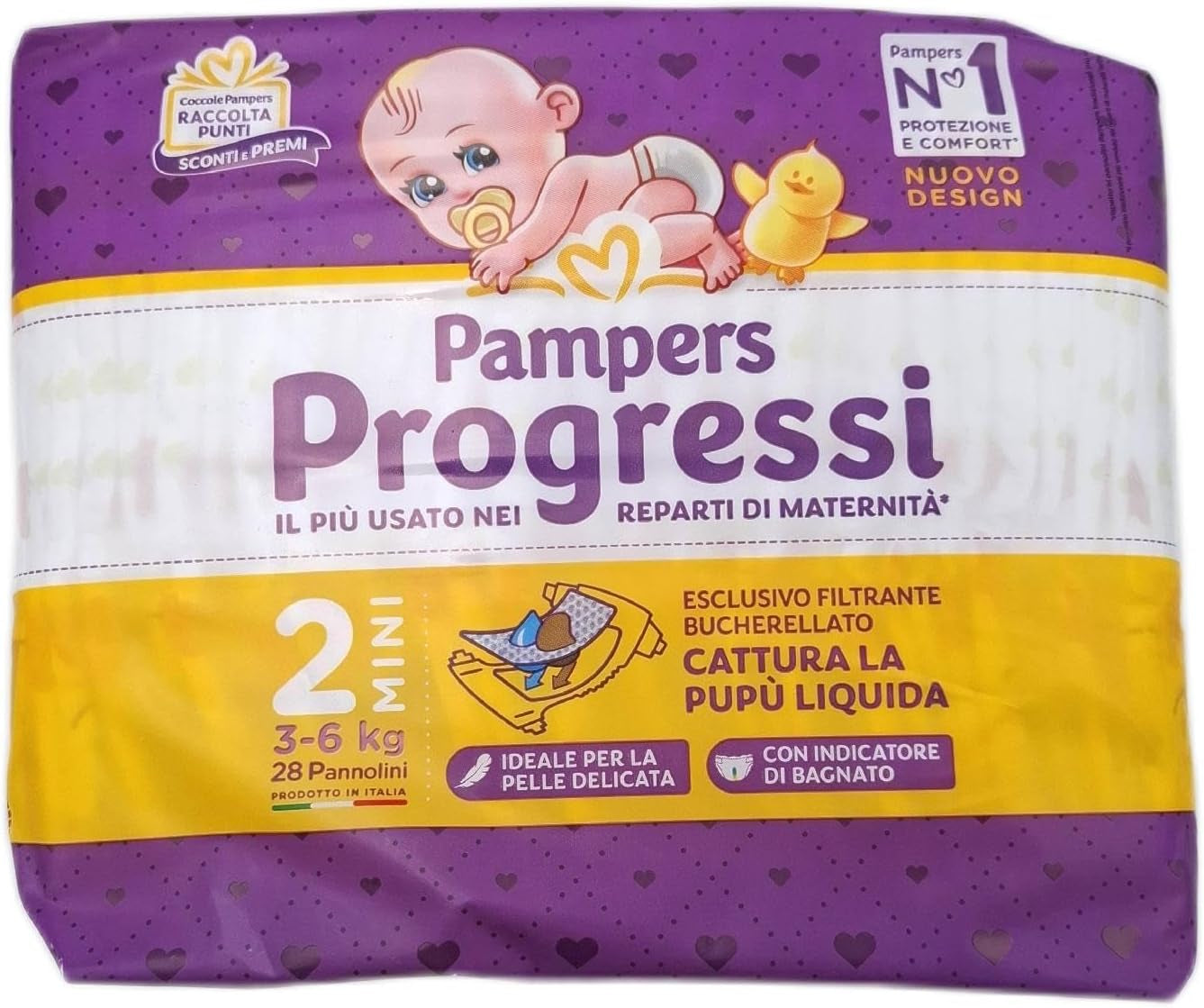 Maxi plenky Pampers Progressi + 500 bodů na mazlení navíc, velikost 4 (7 – 18 kg), 126 plen (standardní velikost)