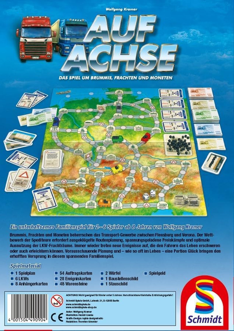 Schmidt Spiele 49090 - On the Road, Jocul Anului 1987, Albastru