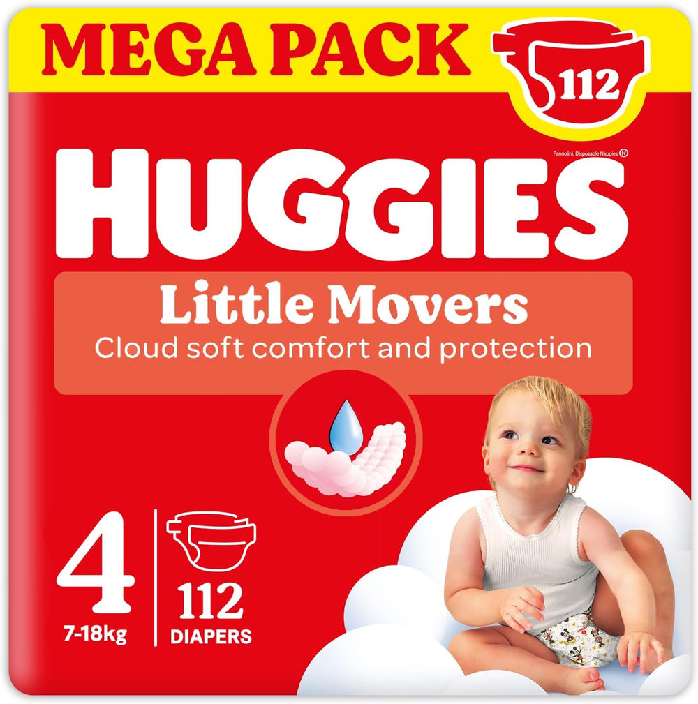 Plenky Huggies Ultra Comfort, velikost 4 (7-18 kg), Disney Design, Value Pack, 150 kusů