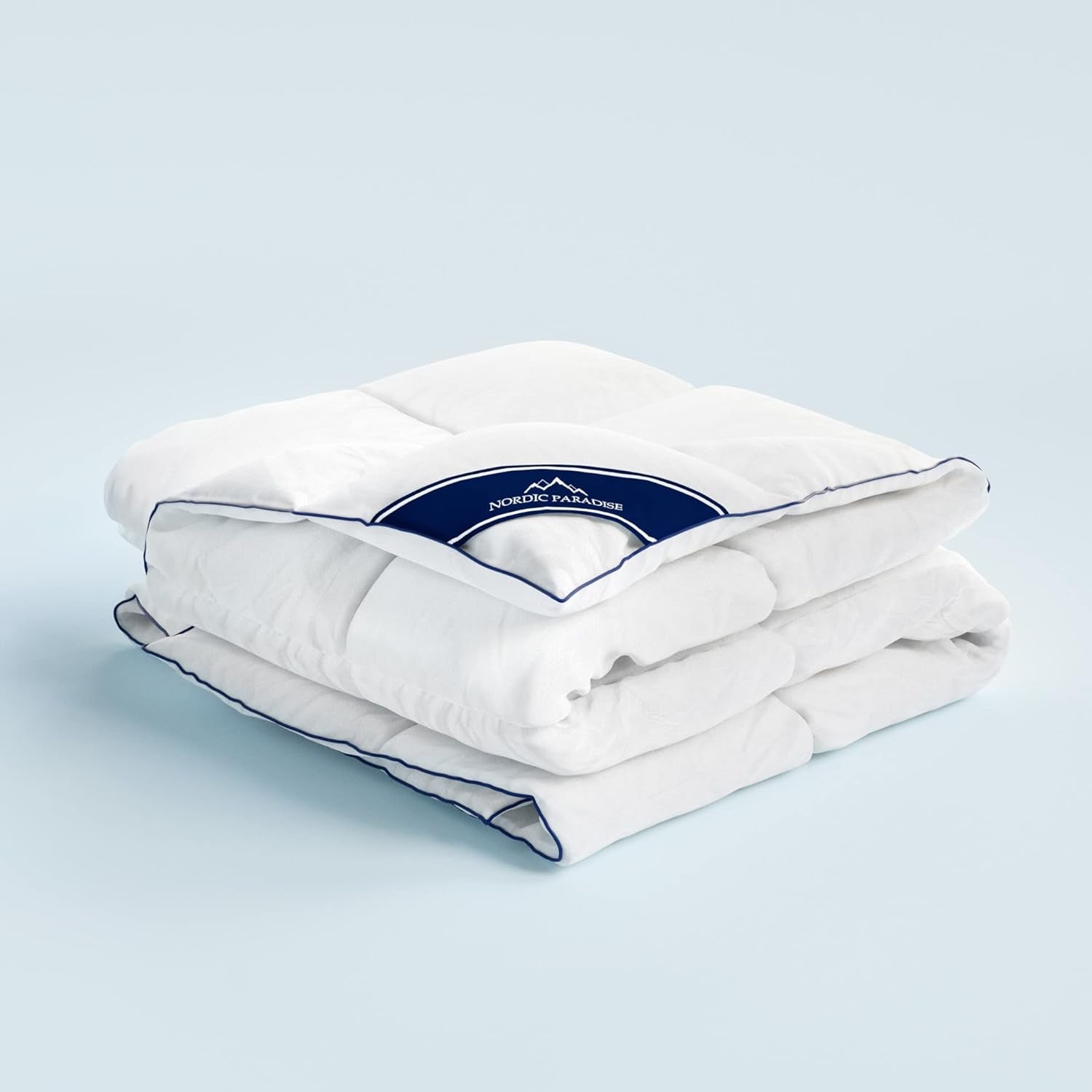 Nordic Paradise - Pohodlná přikrývka - 50% německé kachní prachové peří - Teplá zimní přikrývka - 200X200 Cm Přikrývky a přikrývky Naty Shop Všechna roční období 240X220 Cm