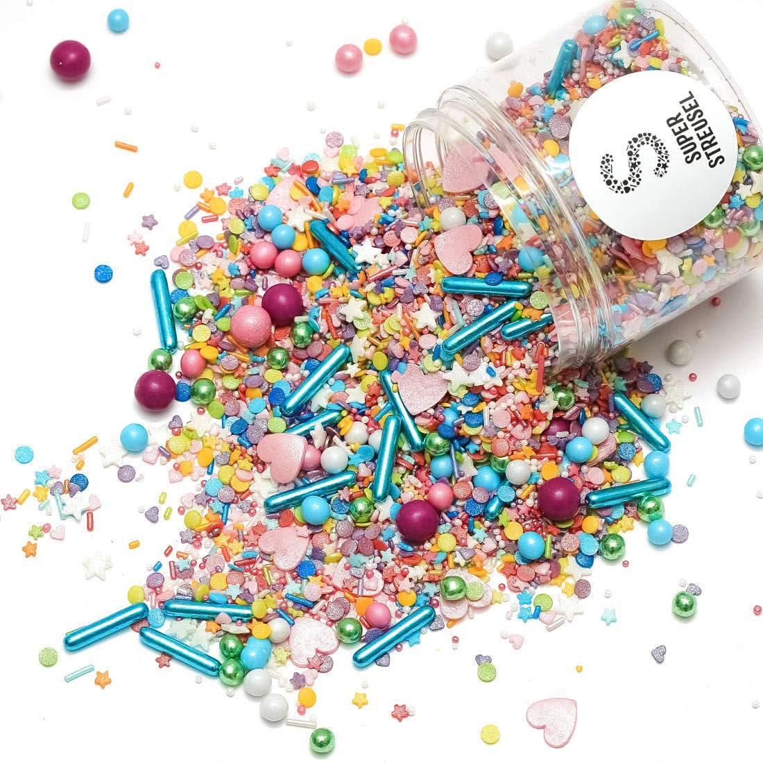 Super Streusel, Sprinkles, Confetti Parade Sprinkles Naty Shop 90 grame