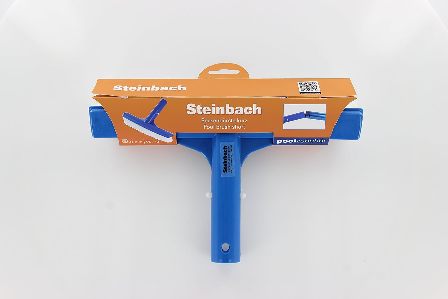 Steinbach Krátký kartáč na umyvadlo 25 cm s teleskopickou tyčí 061119
