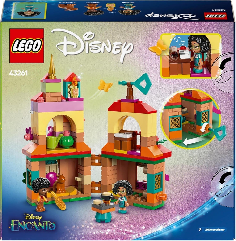 LEGO Ç€ Disney Encanto Mini House, stavebnice pro dívky od 5 let, fantasy hračka a stavebnice s panenkami Mirabel a Antonio Mini, figurkou Kapybary a klíčem 43261 Stavebnice Besuche den LEGO-Store