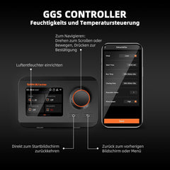 SPIDER FARMER Odvlhčovač, 12L odvlhčovač rostlin s ovládáním vlhkosti, ovládáním aplikací, 24h funkcí časovače pro pěstební stany, elektrický odvlhčovač pro vnitřní zahrady, byty a sklepy