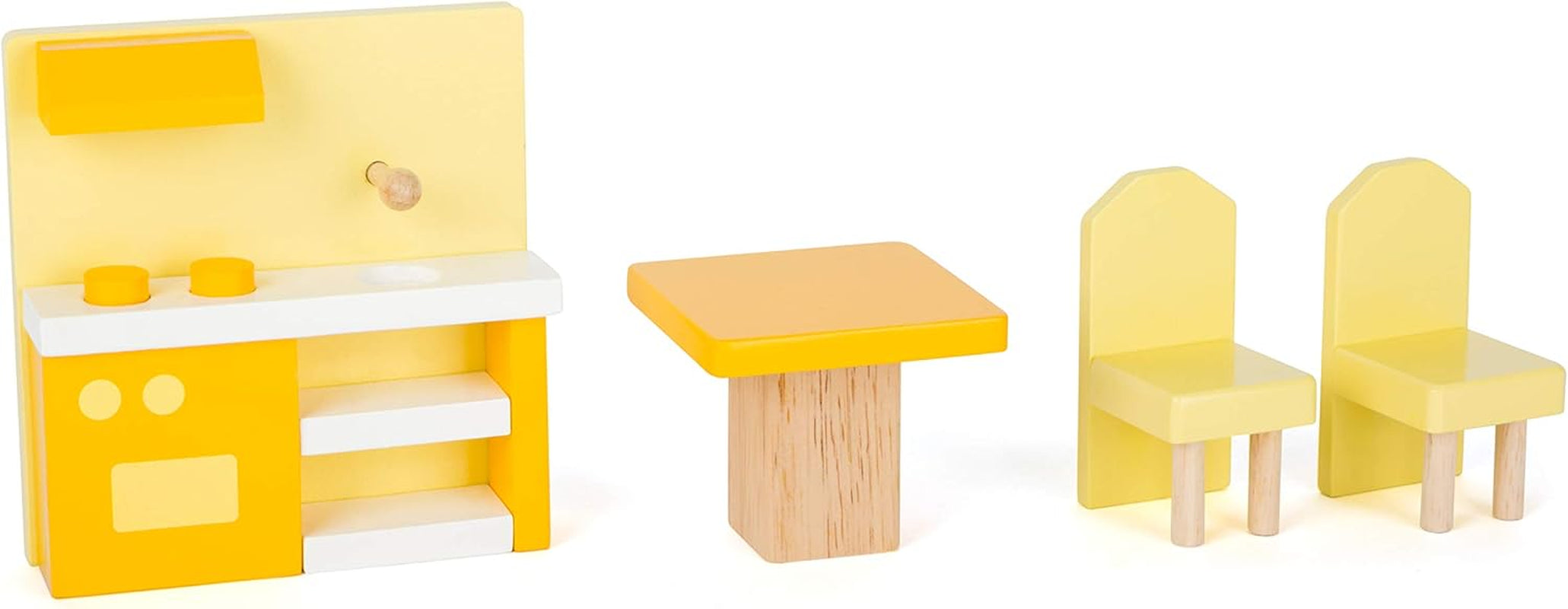 Small Foot 11192 3patrový otočný dřevěný domeček pro panenky včetně dětského nábytku Vícebarevné 37 X 40 X 67 cm Domky pro panenky Naty Shop