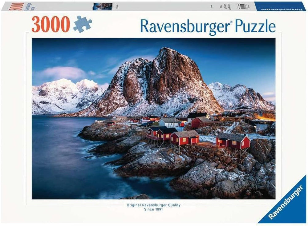 Ravensburger Puzzle 17081 - Hamnoy, Lofoten - Puzzle de 3000 de piese pentru adulți și copii de la 14 ani, puzzle cu motiv de peisaj din Norvegia Puzzle Naty Shop Hamnoy, Lofoten